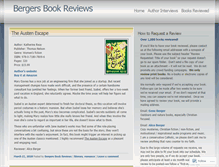 Tablet Screenshot of bergersbookreviews.com